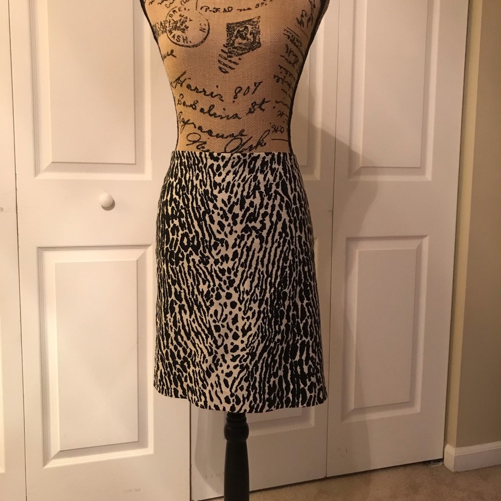 Animal print skirt